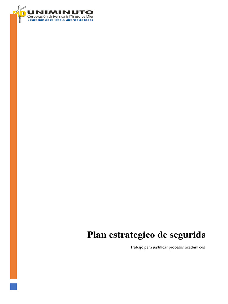 Plan Estratégico de Seguridad Vial en Madecasas | PDF | Auditoría ...