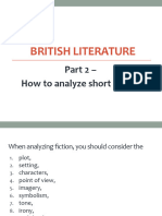 2. How to Analyse Short Stories (1)