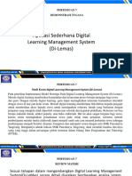 Aplikasi Sederhana Digital Learning Management System (Di-Lemas)