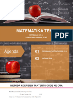 MATERI MATEMATIKA TEKNIK PERTEMUAN KE -12