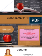 Gerund and Infinitive Presentation