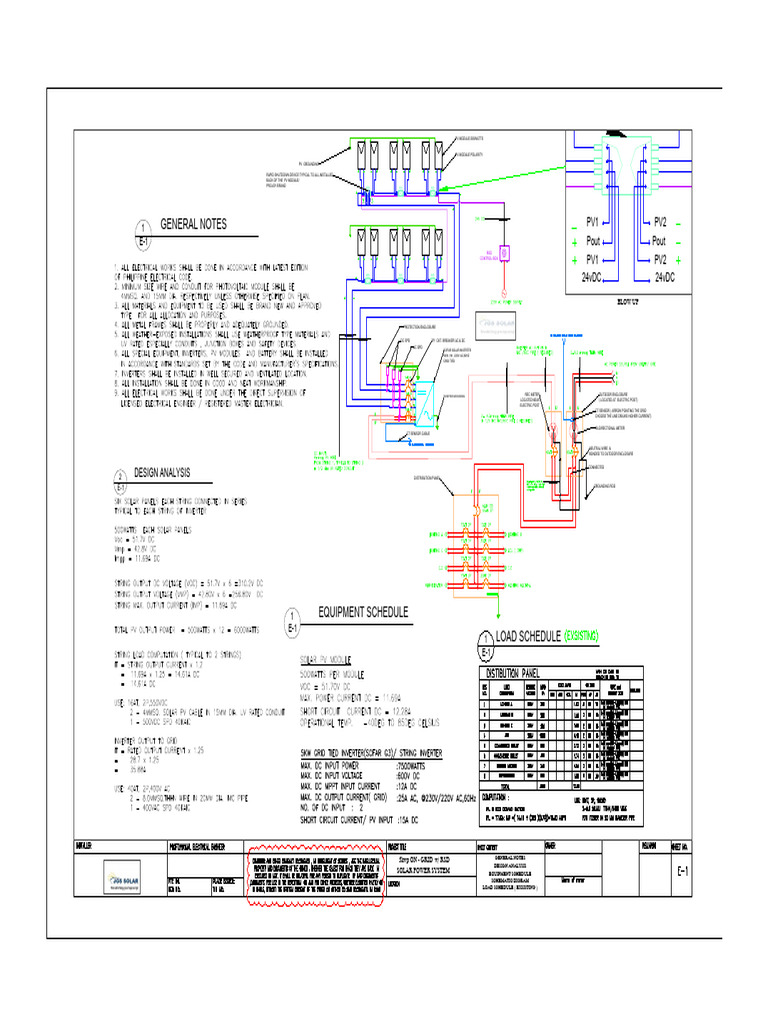 5kW Solar Power System Design Diagram | PDF | Solar Panel | Photovoltaics