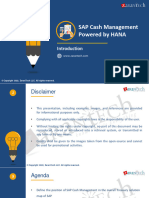 Introduction To SAP Cash Management Powered by HANA