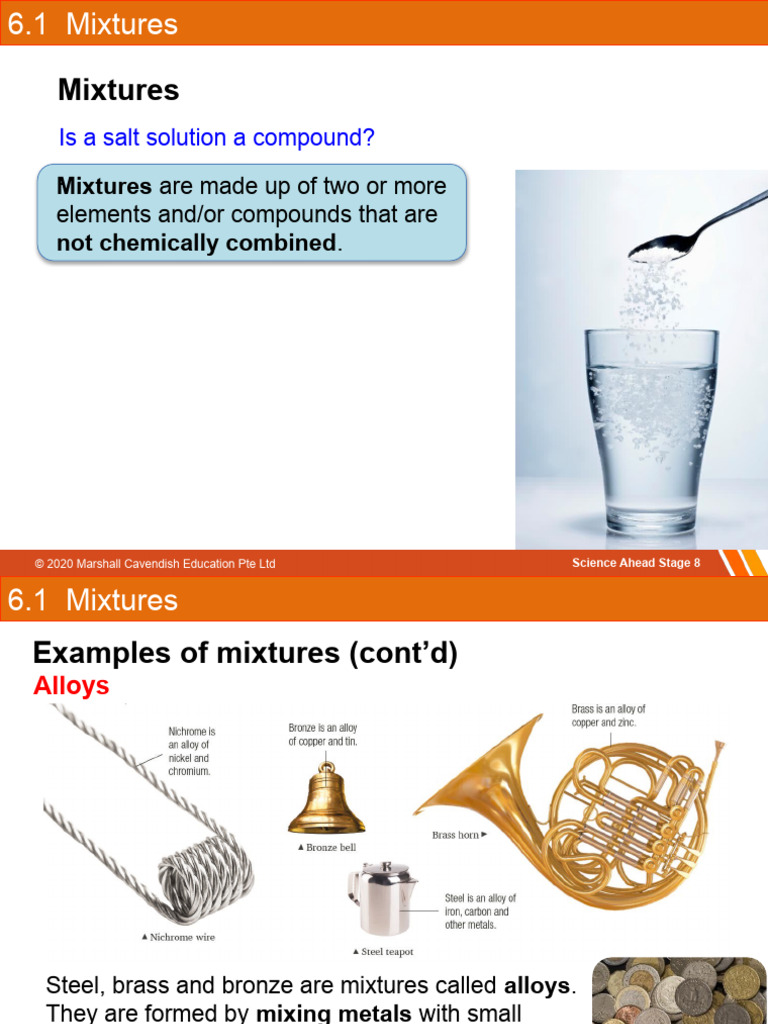 Revision Unit 6 | PDF | Solubility | Mixture