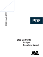 Roche 9180 Electrolyte Analyzer User Manual