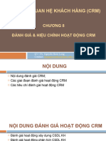CRM. C8 To Chuc Va Danh Gia Hoat Dong CRM