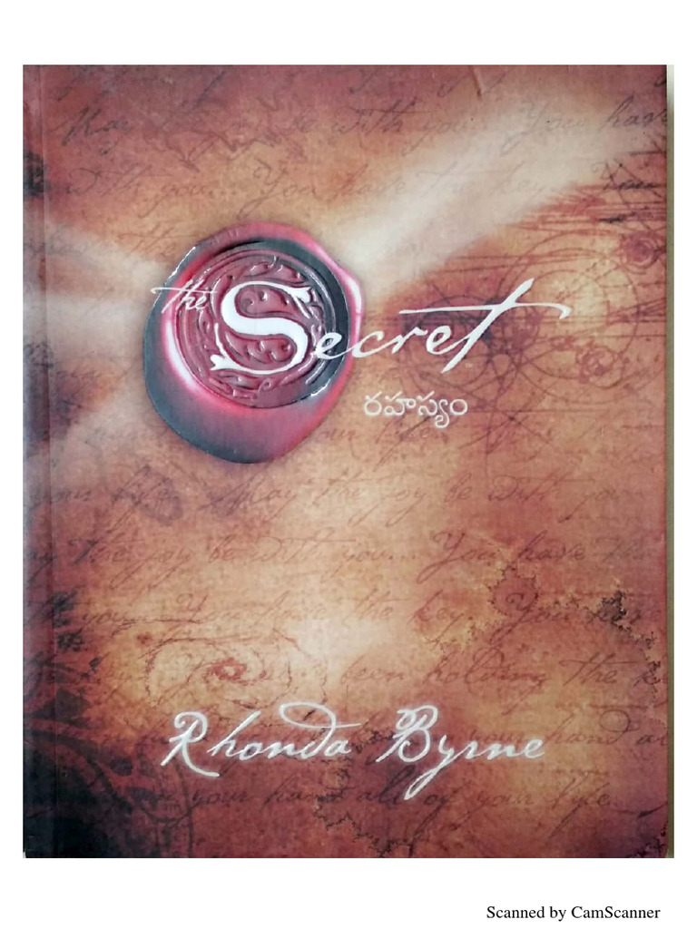 The Secret Telugu by Rhonda Byrne PDF Free | PDF | Internet Ethics | Smart  Devices