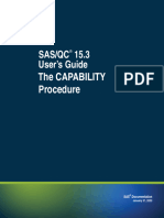 Proc Capability - Sas User Guide