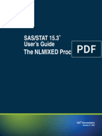 Proc Nlmixed - Sas User Guide