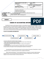 Lesson 3 - Users of Accounting Information