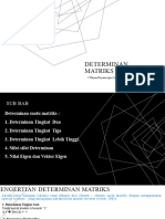 Determinan Matriks