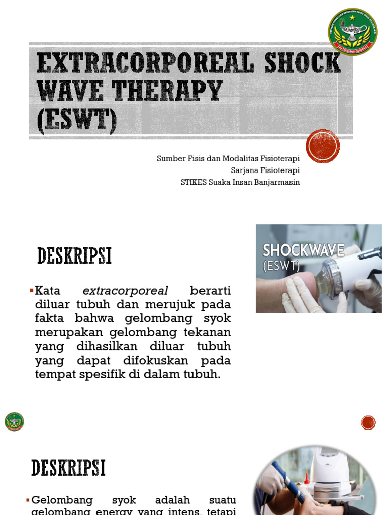 Terapi ESWT dalam Fisioterapi | PDF | Sains & Matematika