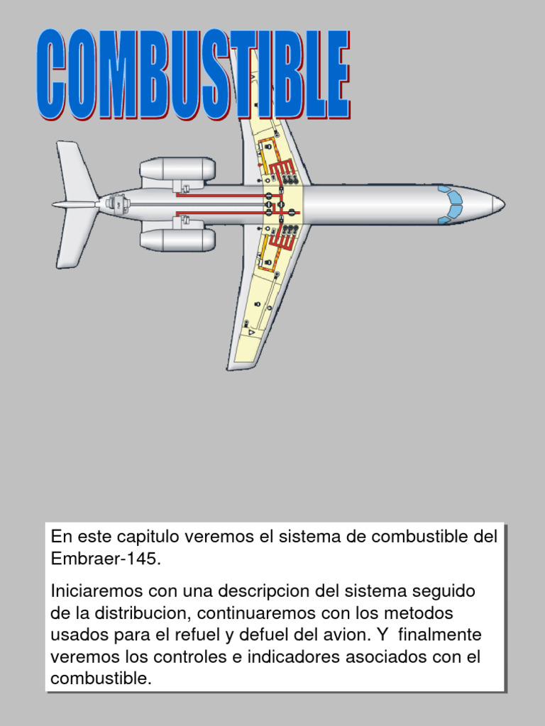 Sistema de Combustible Embraer-145 | PDF | Tanques | Bomba