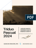 Triduo Pascual 2024 - Guias de Oracion Jpic