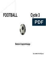 Football Cycle 3: Module D'apprentissage
