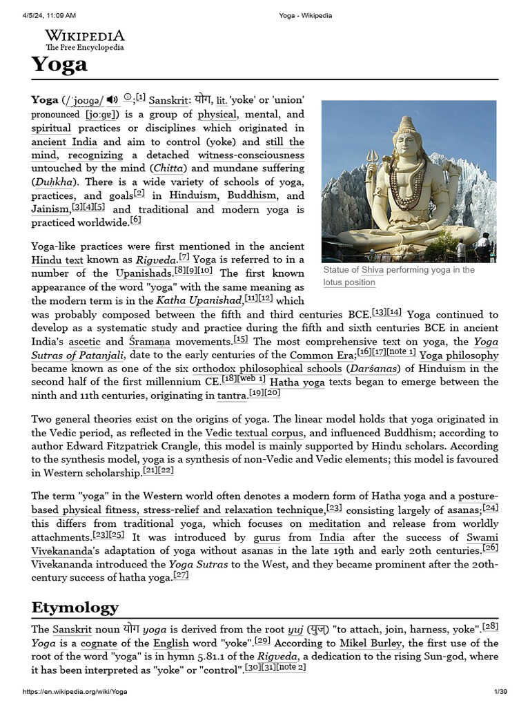 Yoga | PDF | Yoga | Tantra