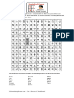 Word Search Lesson 1 Đã G P