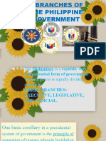 3 Branches of The Government Under The 1987 Constitution 1