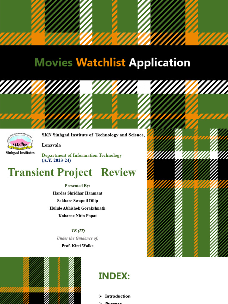 Movies Watchlist Application | PDF | World Wide Web | Internet & Web