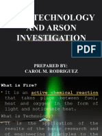 Fire Technology and Arson Investigation