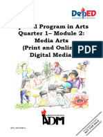 Quarter 1 Week 2 Media Arts