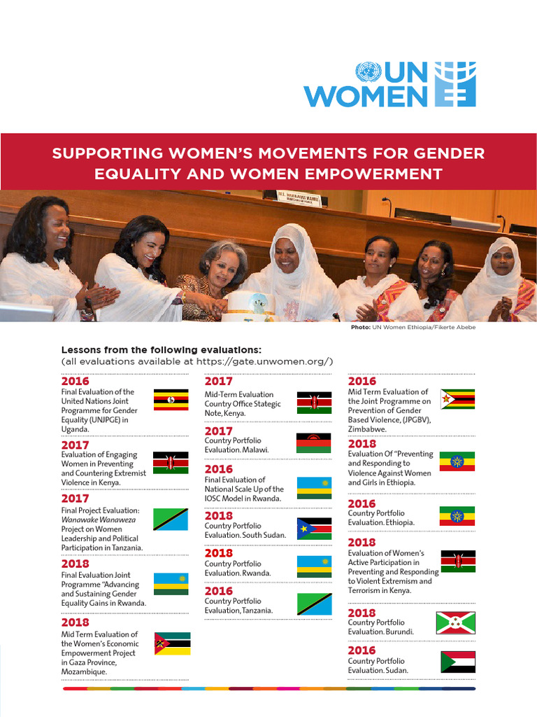 4 Supporting Movements For GEWE June 2020 | PDF | Capacity Building ...