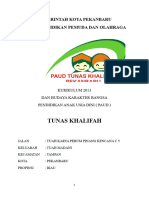 Kurikulum PAUD Tunas Khalifah