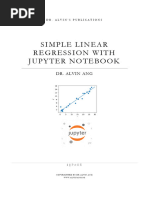 Simple Linear Regression With Jupyter Notebook: Dr. Alvin Ang