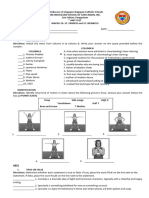 MAPEH 4TH UNIT TEST