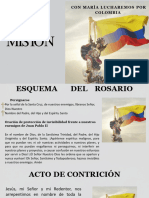 Rosario Con María Lucharemos Por Colombia - Departamentos