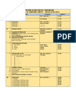 Rundown Acara Natal Gabungan Sma - Smk