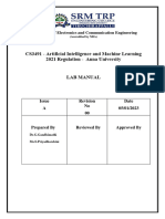 Aiml Lab Manual - Srmtrpec - 20 Feb 24