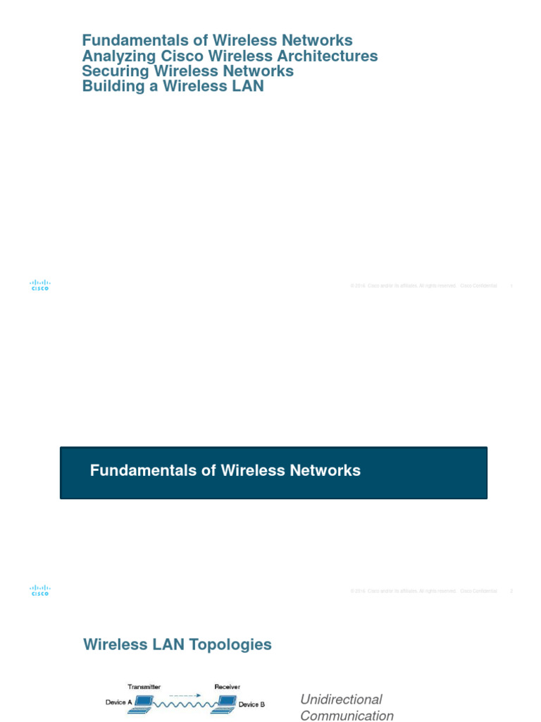 Wireless Network Architecture Guide | PDF | Wireless Lan | Cryptography