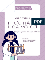 Thực Hành HOá Vô Cơ SPHH