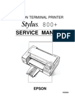 Stylus 800+ Service