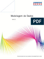 Modelagem de Dados: Aula 13