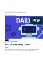 What Drives Your Daily Choices?: Skip To Content
