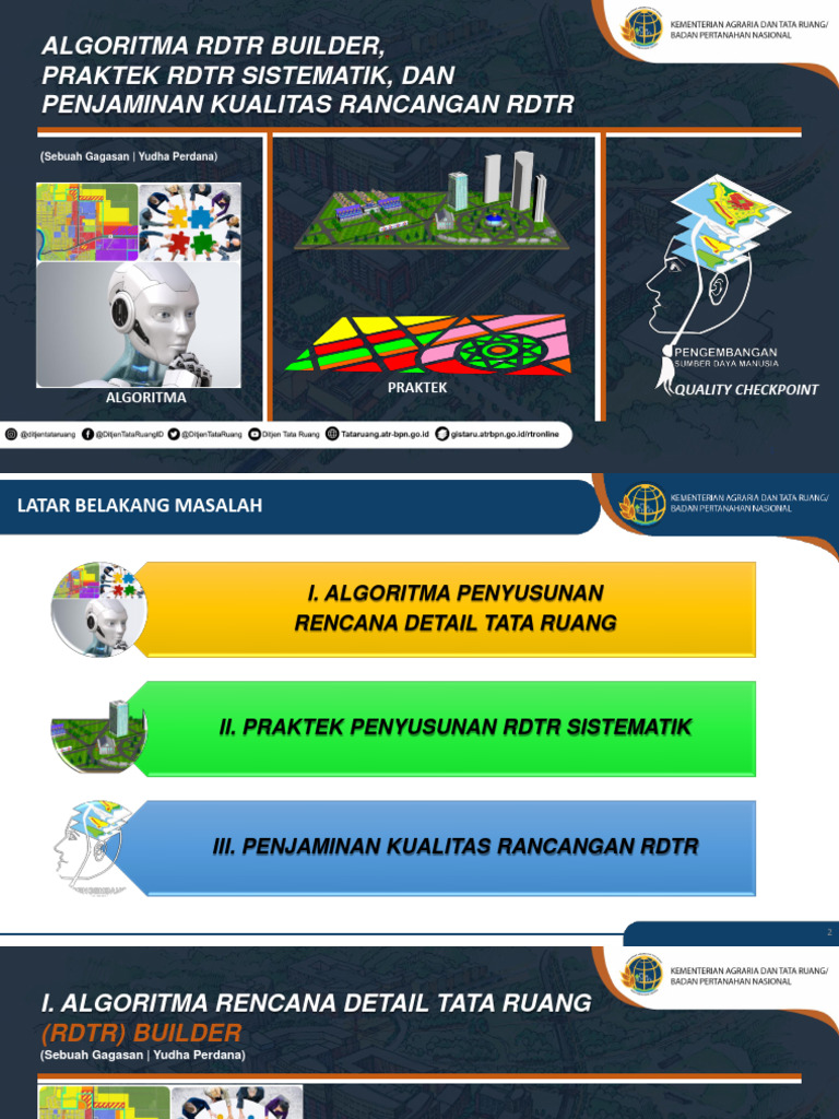 Algoritma RDTR Builder dan Kualitas Rancangan | PDF | Sains ...