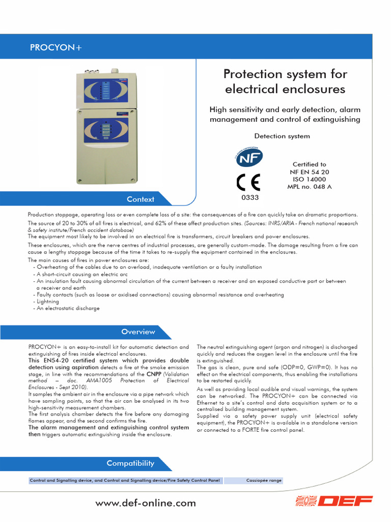 PROCYON+: Advanced Fire Detection System | PDF | Electrical Engineering ...