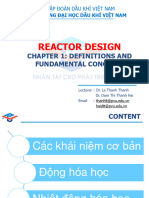 Reactor Design - Chapter 1 Student
