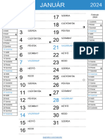 CalendarUnicodePrint 2024 Hu HU