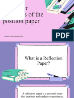 The Position Paper