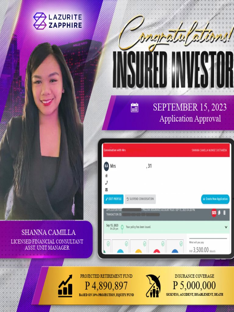 Financial Consultant Approval Details | PDF