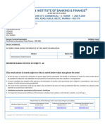 Iibf Trade Finance Result