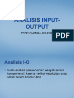 Analisis Input-Output Pilihan
