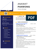 Anawat Panwong CV