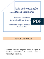 Trabalhos cientificos