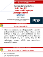 Employer Correspondence 5.2 Interview