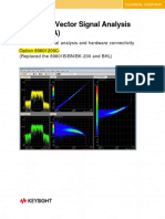 Basic vector signal analysis and hardware connectivity (89601200C)