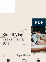 Simplifying Tasks Using ICT